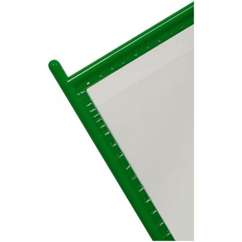 Перекидная система настенная 10 рамок (Зеленый) - фото, изображение, картинка